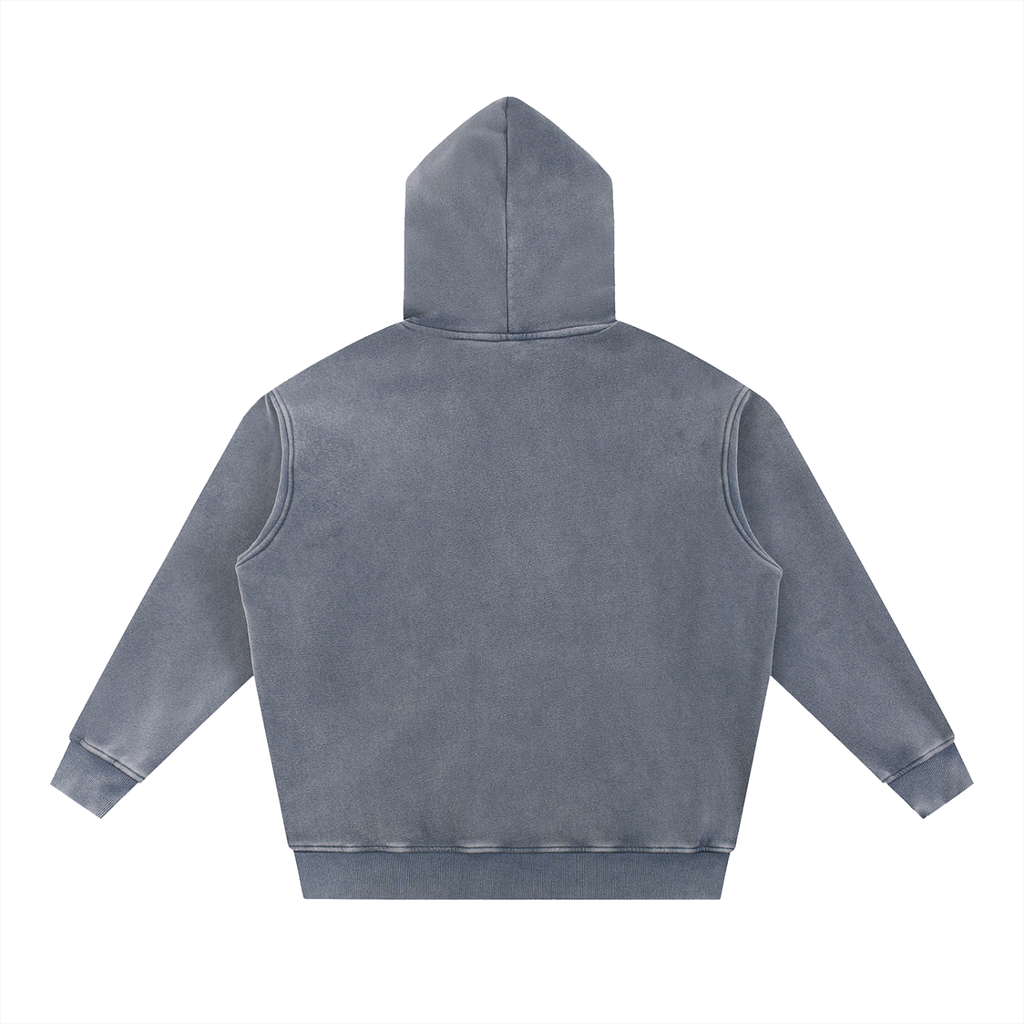 Nocturn Films Snow Wash Fleece Oversize Hoodie