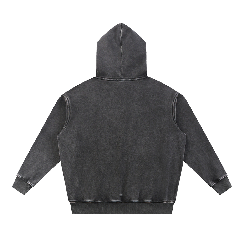Nocturn Films Snow Wash Fleece Oversize Hoodie