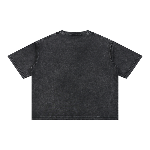 'Turn out the Lights' Nocturn Mineral Wash Boxy Cotton T-Shirt
