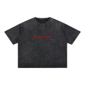 'Turn out the Lights' Nocturn Mineral Wash Boxy Cotton T-Shirt