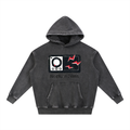 Snow Wash Fleece Oversize Hoodie