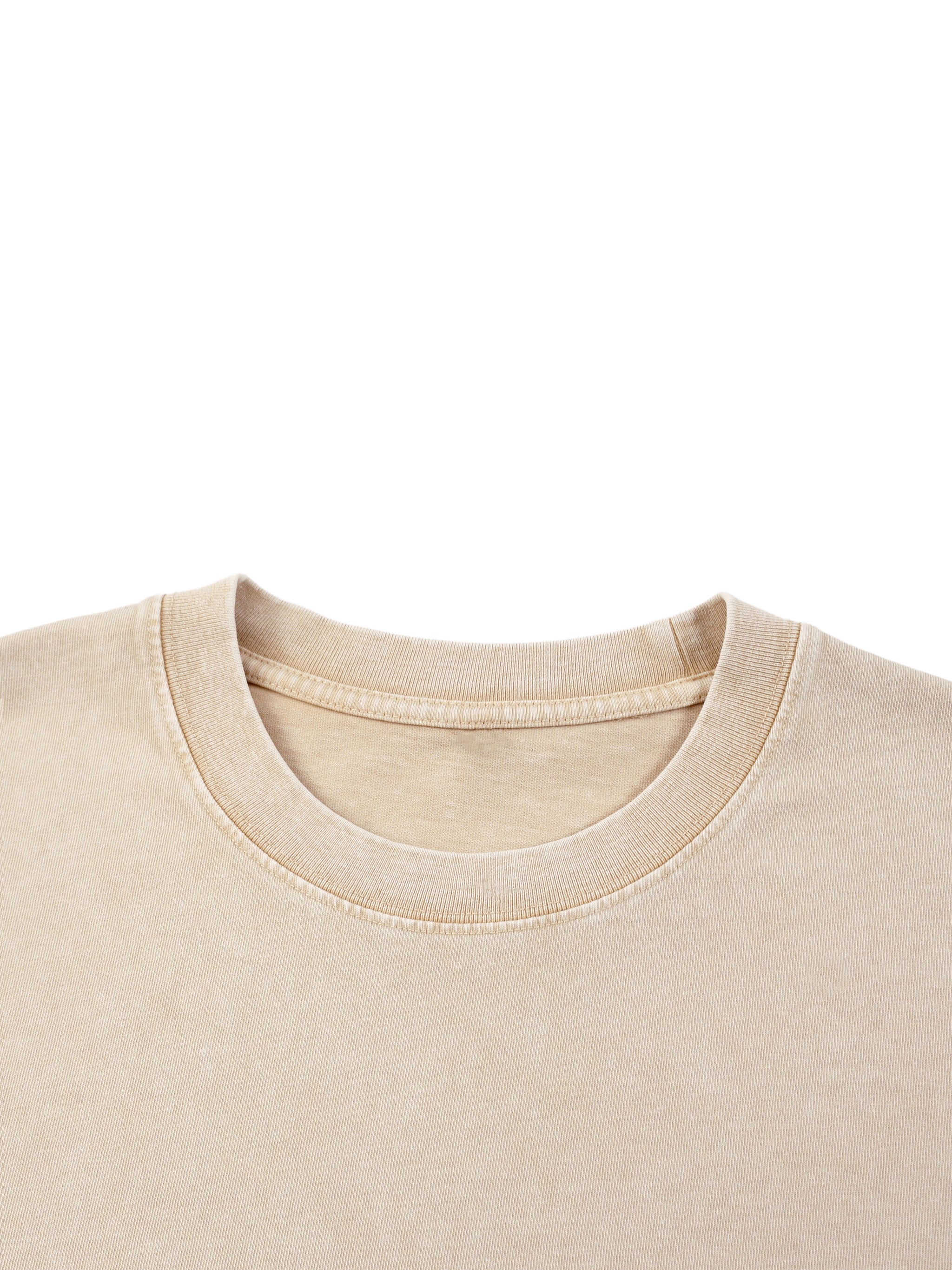 'Turn out the Lights' Nocturn Mineral Wash Boxy Cotton T-Shirt